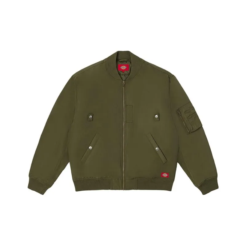 Dickies Puffer Jackets Unisex Army Green/MGR-0