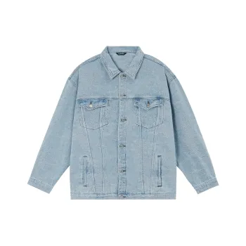 LUJIAMEN Denim Jacket Unisex Blue