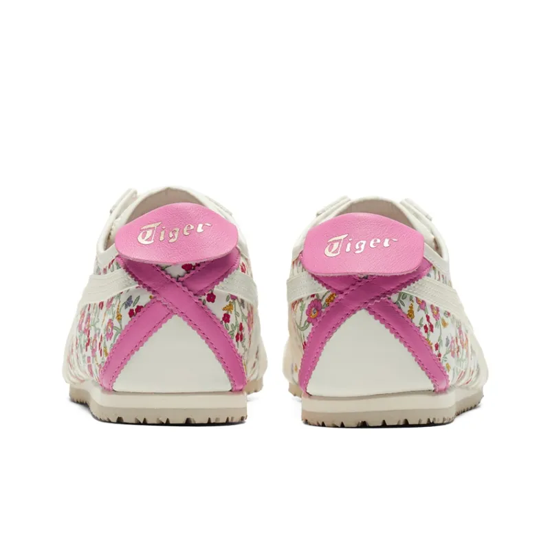 Onitsuka Tiger Mexico 66 Cream Pink Floral Women's-6