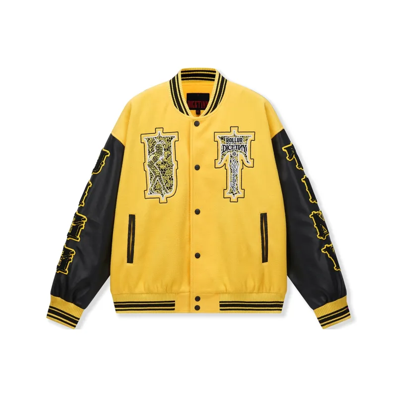 DICETINY Jackets Unisex Bright Yellow-0