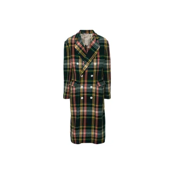 Vivienne Westwood Double Breasted Checked Coat