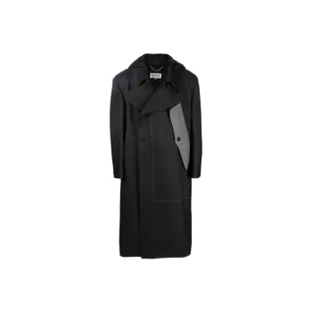 Maison Margiela Coats Men Black