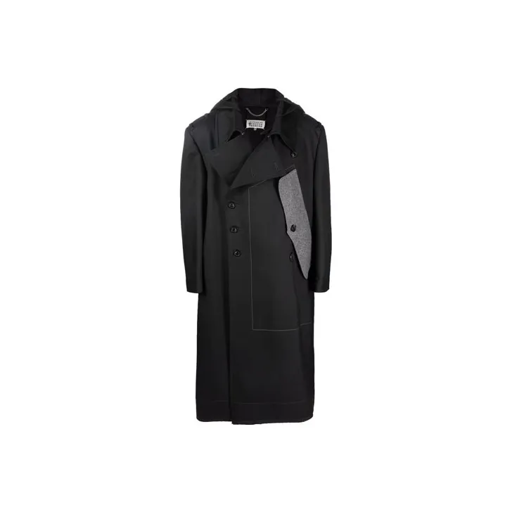 Maison Margiela Coats Men Black-0
