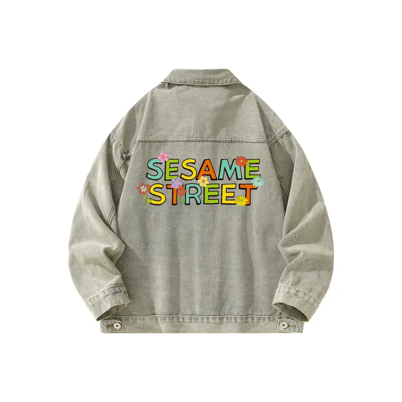 SESAME STREET Denim Jacket Unisex-6