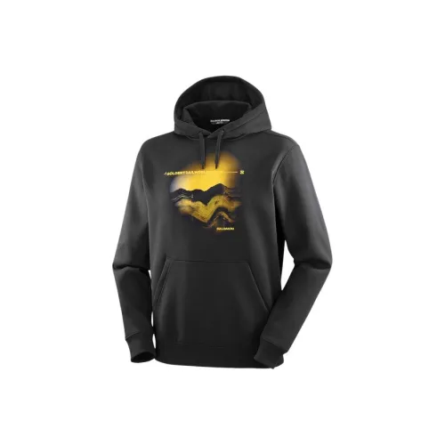 SALOMON Hoodie M Sweatshirt Men's Pitch Black