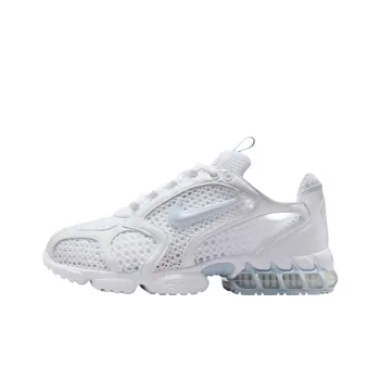 Nike Air Zoom Spiridon Cage 2 Anti Slip Wear Resistant Low Top Casual Shoes Women's White Blue