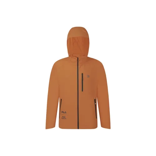 FILA x BBC EARTH Jacket Men Sunset Orange