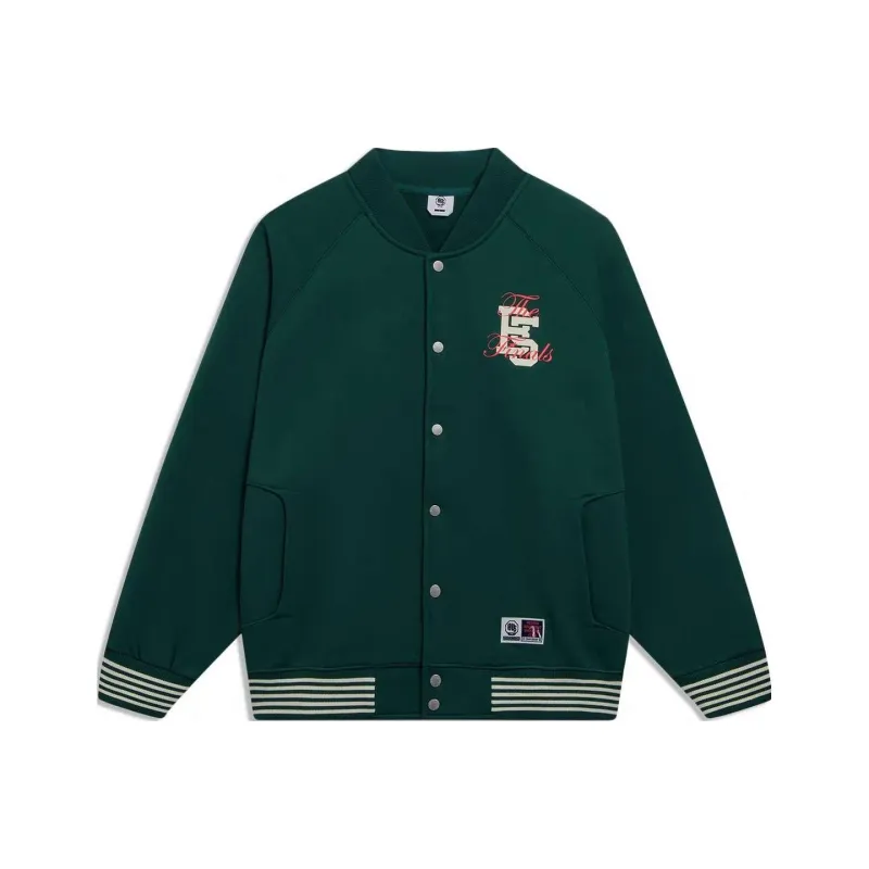 LiNing Badfive Baseball Jacket Men's Green-0