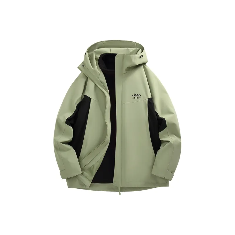 JEEP SPIRIT Outdoor Hiking Waterproof, Thermal, Water Repellent, Rainproof Windbreaker Jacket Unisex-5