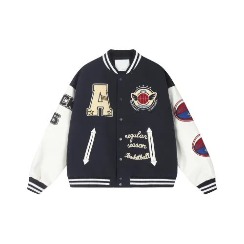 A Chock Baseball Jerseys Unisex Navy Blue