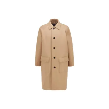 HUGO BOSS Coats Men Beige