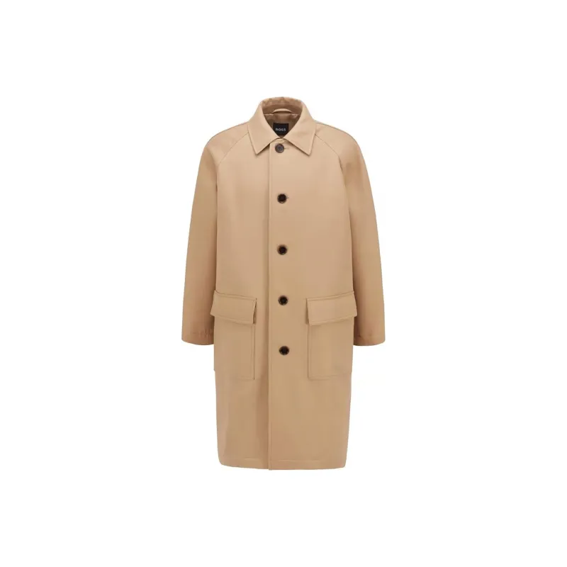HUGO BOSS Coats Men Beige-0