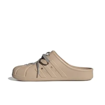 Adidas FOS Collection Composite Sole Quiet Slip Resistant Wrap toe Slippers Unisex Brown