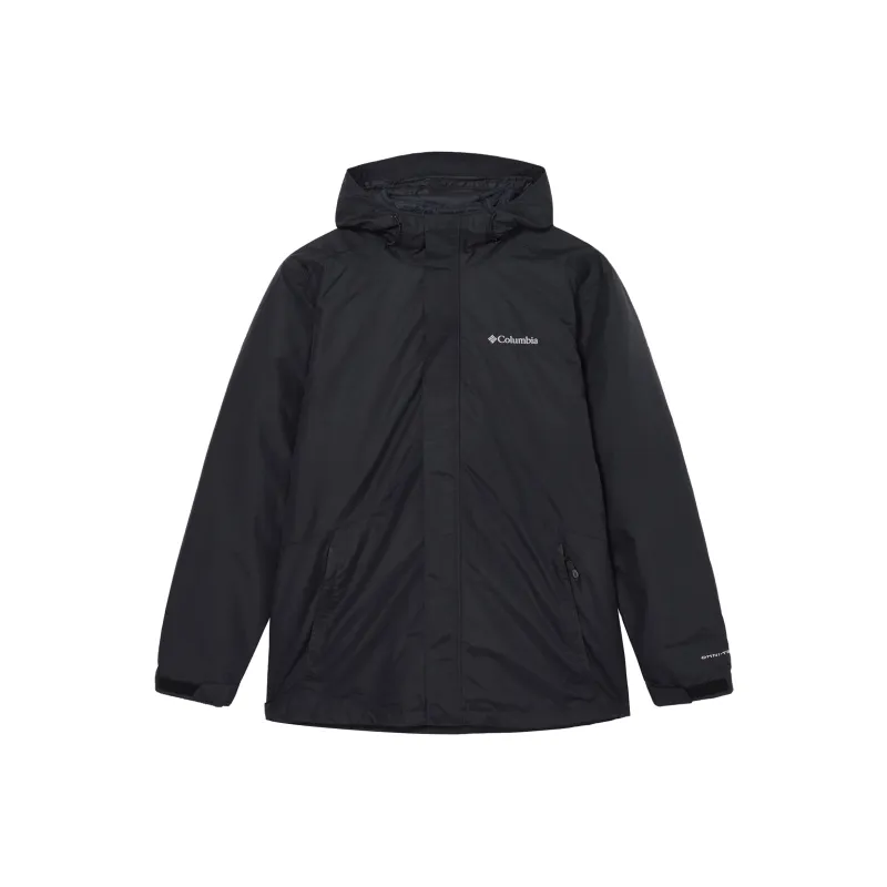 Columbia 24 Fall Waterproof And Windproof To Keep Warm Windbreaker Jacket Men's Black-0