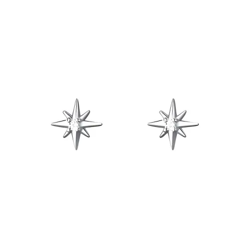 Universe Search S925 Silver Stud Earrings Women's