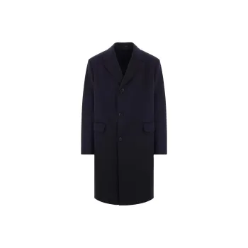 PRADA Single Breasted Straight Hem Coat