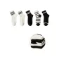 [5 Pack, Boneless Anti-Pilling]White Base Multi-Stripe+White Base Double Stripe+Black Sole Double Stripe+Stripes+Black Sole Single Stripe
