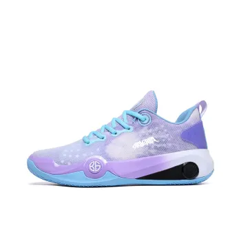 Animal Claws Slip Resistant, Coverage, And Breathable Low Top Basketball Shoes Unisex Purple