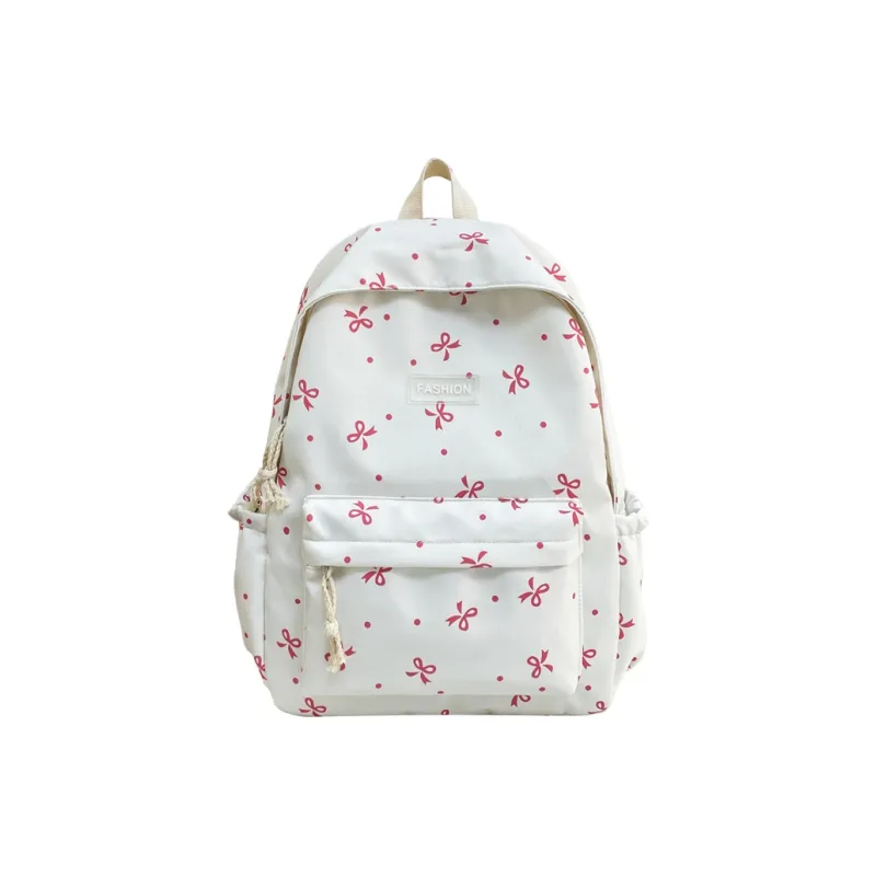 OURFUN Nylon Backpack Regular Unisex Black/Violet/Khaki/Dark Blue/Pink-10