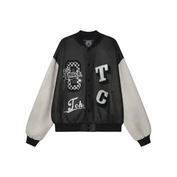 TCH Jackets Unisex Black With Silver Logo