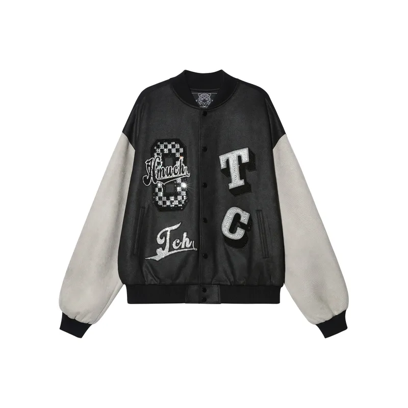 TCH Jackets Unisex Black With Silver Logo-0