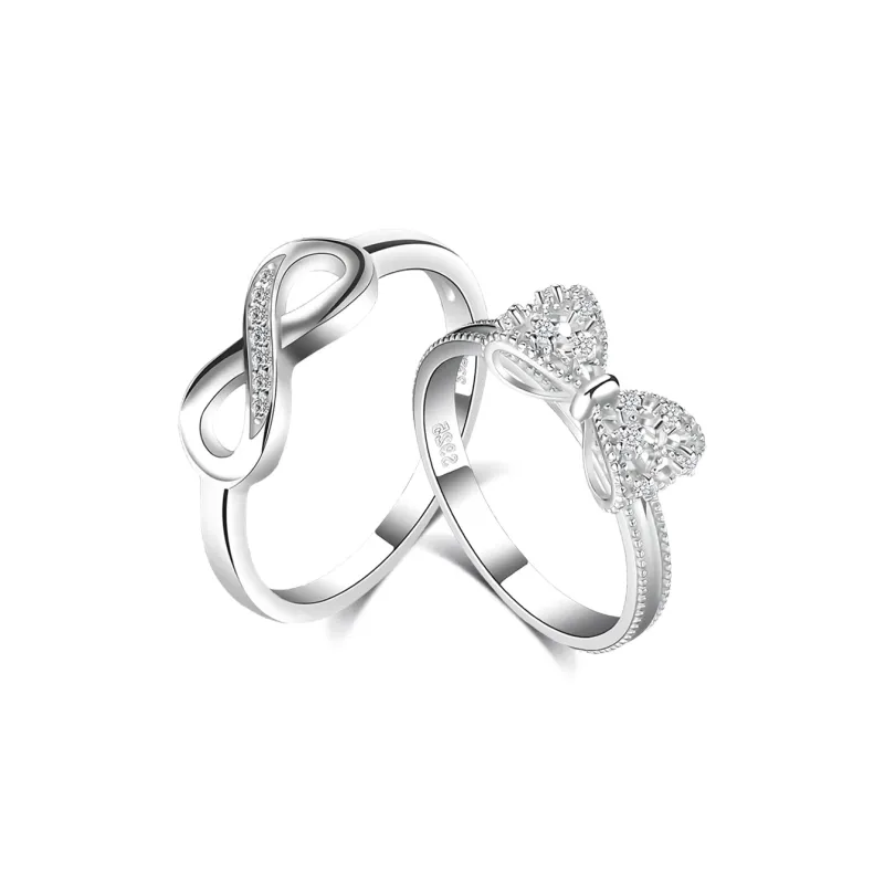 GUDS GAVE S925 Silver Rings Unisex-12