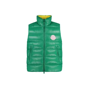 Moncler High Neck Zip Up Down Gilet