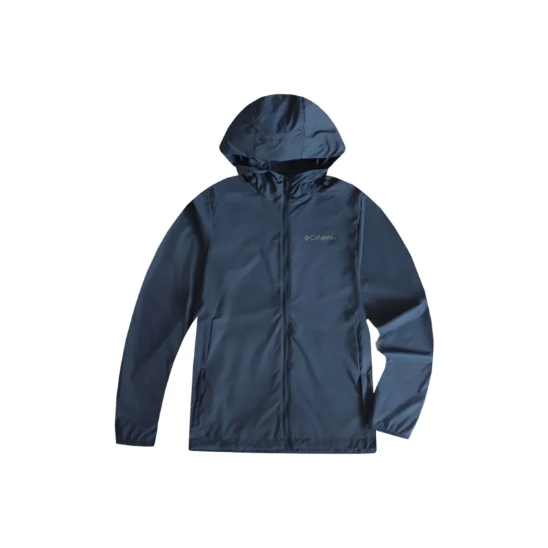 Columbia Breathable And Windproof Sun Protection Clothing Men's Blue-0