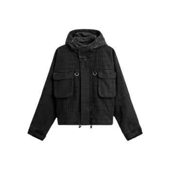 ZARA Denim Jackets Men Black