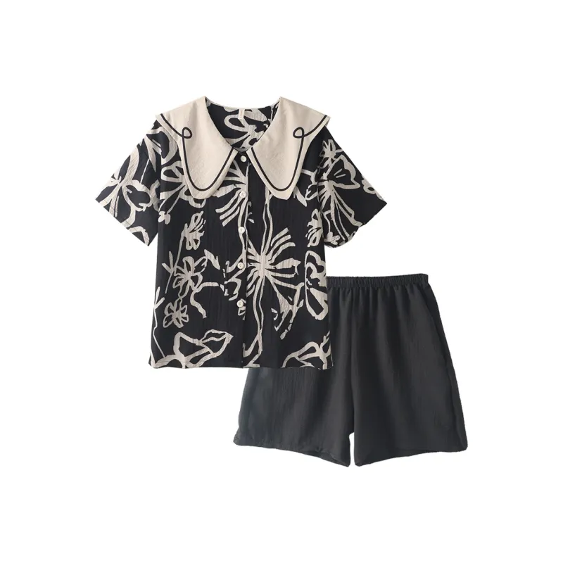 Qiao Ni Tong Pajama Set Women's Image Color-0