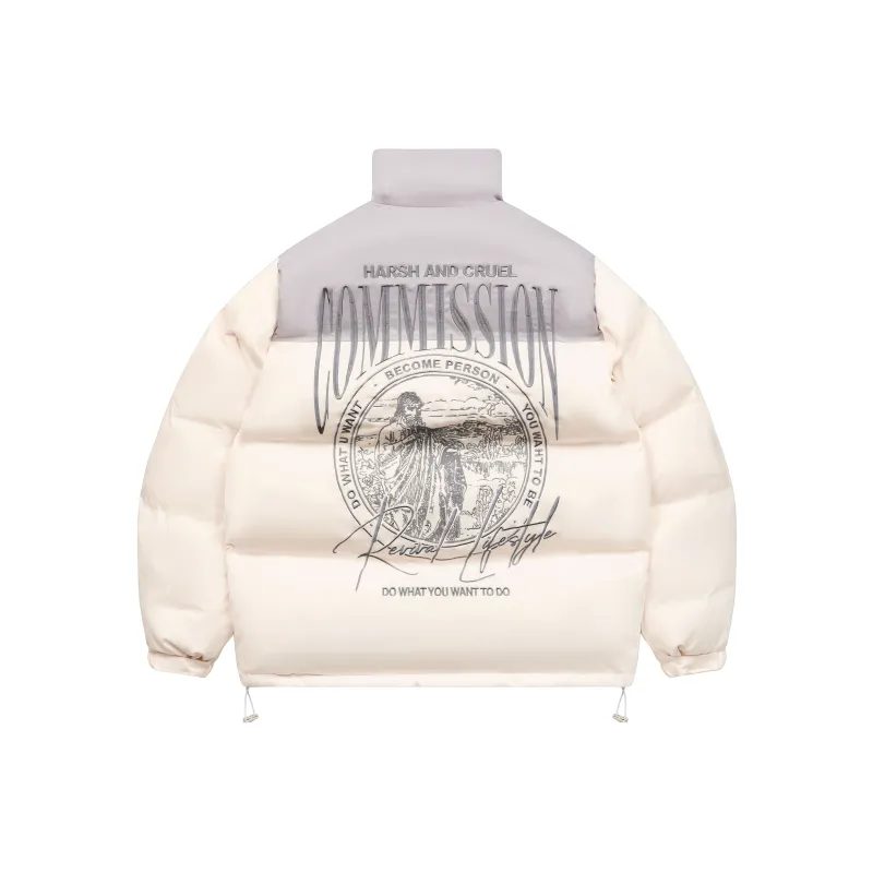 HARSH AND CRUEL Puffer Jackets Unisex-6