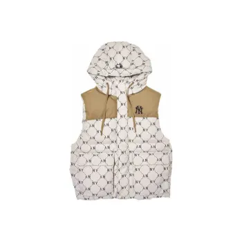 MLB New York Yankees Vest Unisex Dark Cream