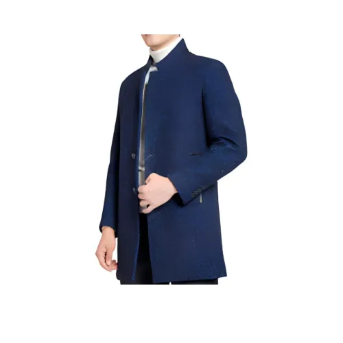 BRAUN BUFFEL Coats Men's Blue Black
