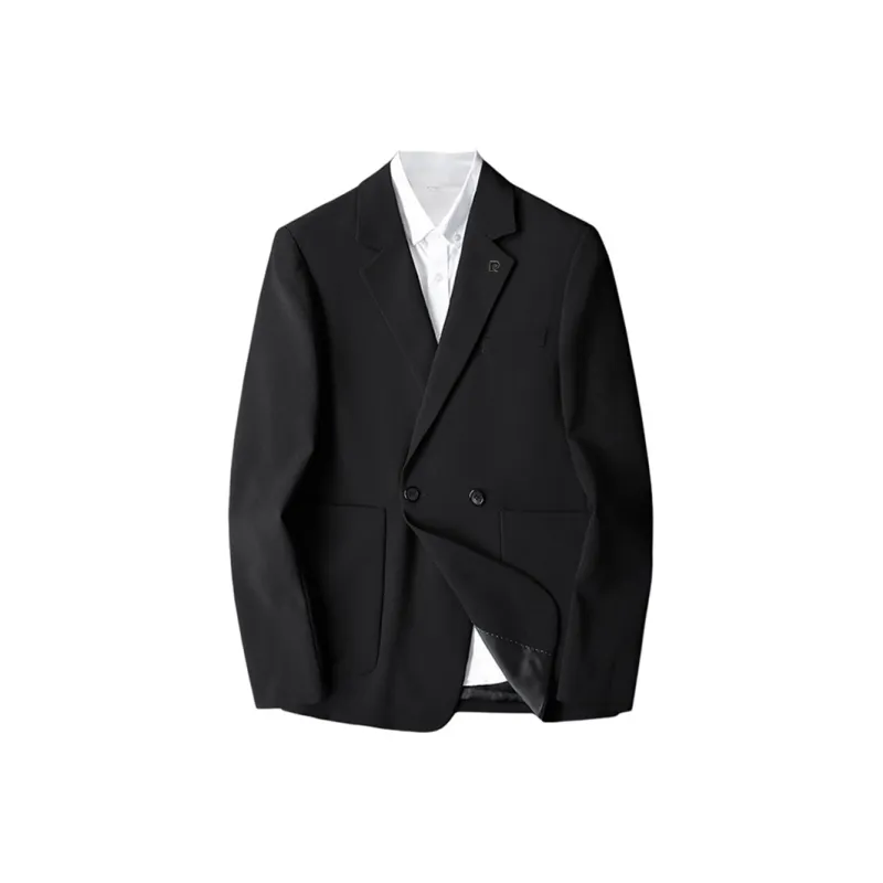 PIERRE CARDIN Business Suit Men's Black-0