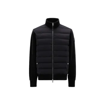 Moncler Padded Corduroy Series Down Jackets Men Black