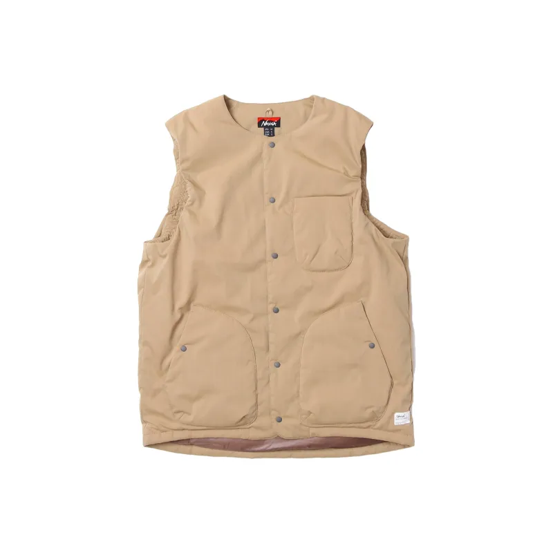 NANGA TAKIBI RIPSTOP INNER DOWN VEST Vest Men's Beige-0