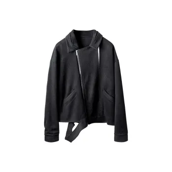 HUANXIANGZHE Jackets Coats Unisex Black