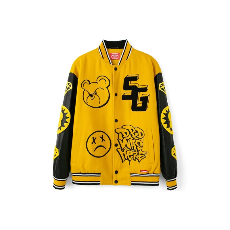 SPRAYGROUND Baseball Jacket Spring Unisex-5