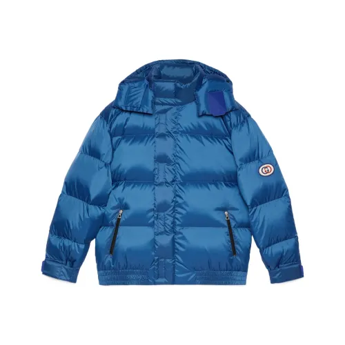 GUCCI FW22 Down Jacket Men's Bright Blue