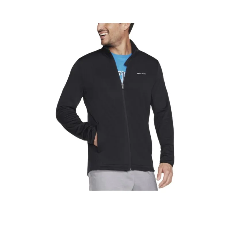 Skechers ULTRA GO Thermal Full Zip Jacket Jackets Coats Men's Black-0