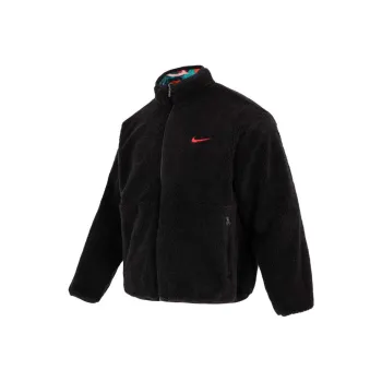 Nike Velvet Jackets Men Multicolor/Black