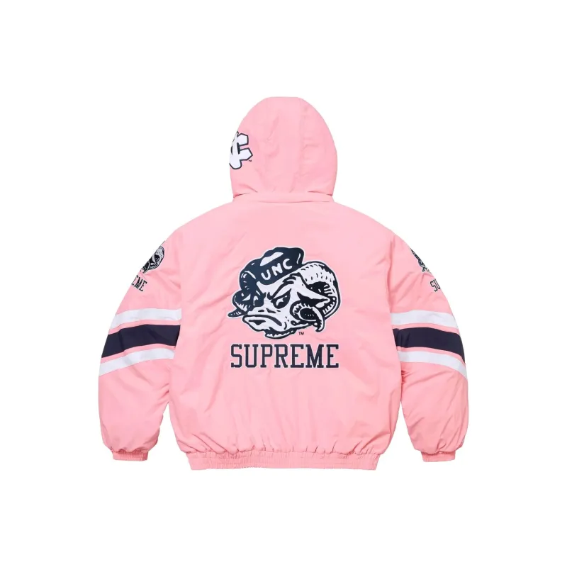 Supreme Mitchell & Ness Ncaa Hooded Stadium Jacket-0