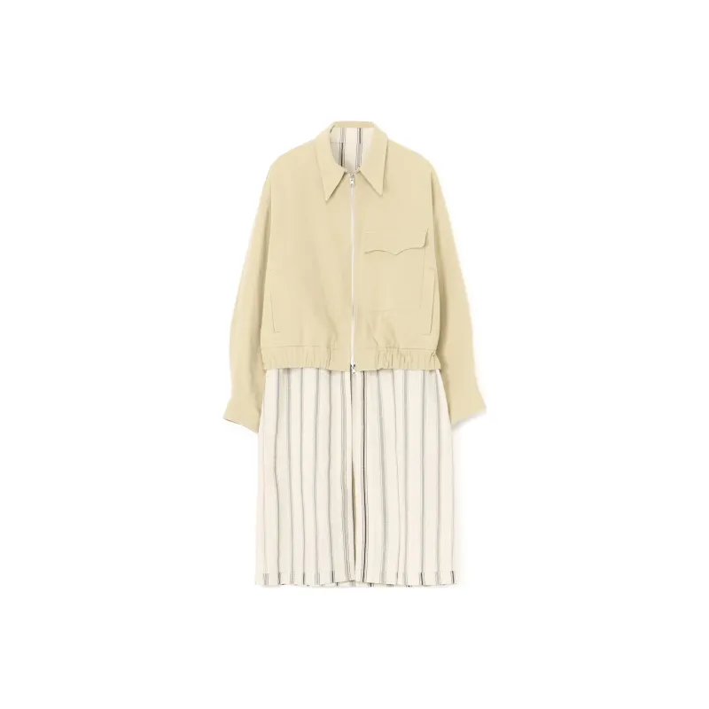 Yohji Yamamoto Coats Unisex Beige-0