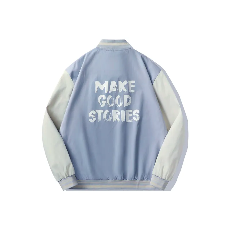 Yvette Thin Baseball Jacket Fall Unisex-15