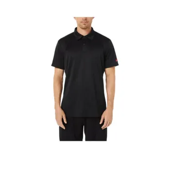Asics Polo Shirts Men Black