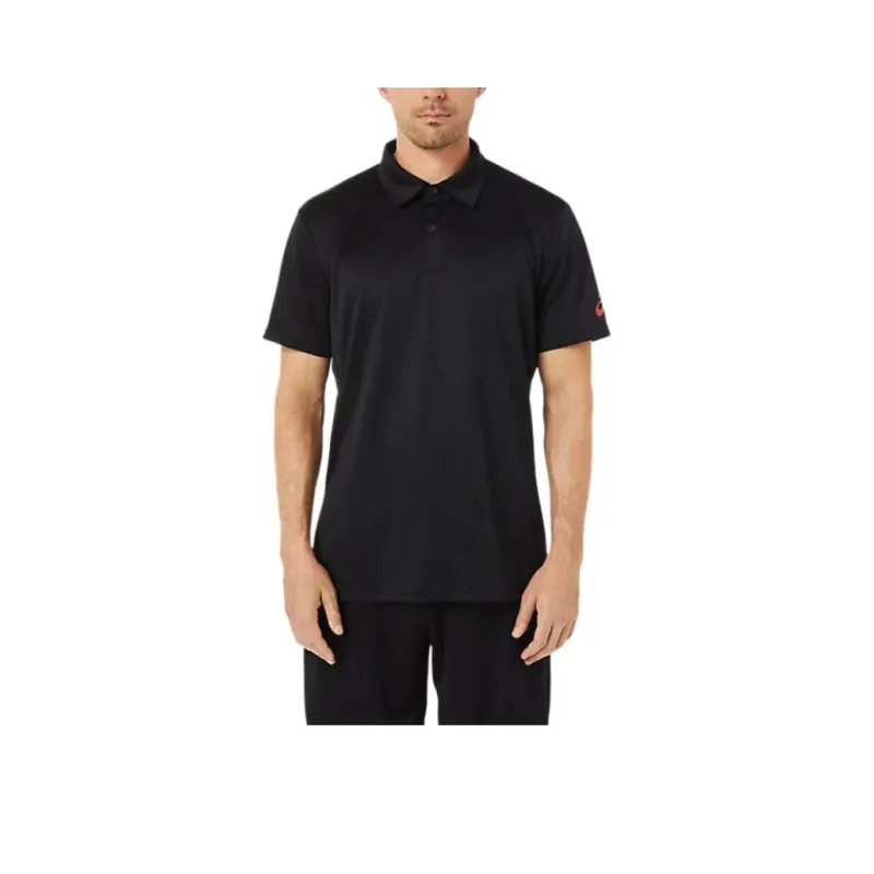 Asics Polo Shirts Men Black-0