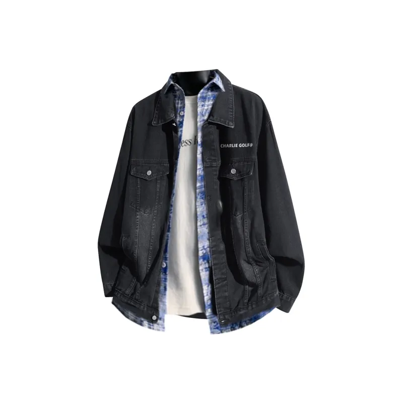 CHARLIE GOLF Denim Jacket Unisex-0