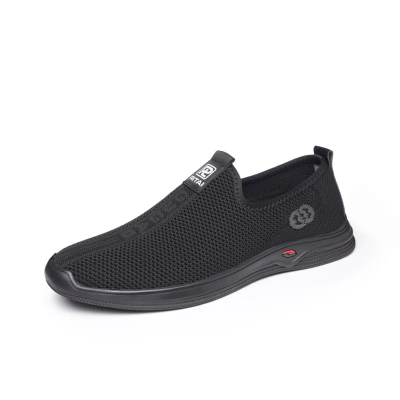 Ritai Casual Shoes Men Low Top Black-1