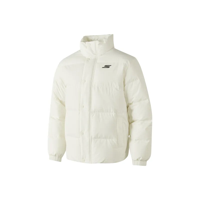 Skechers Sports Life Collection Down Jacket Unisex Marshmallow White-0