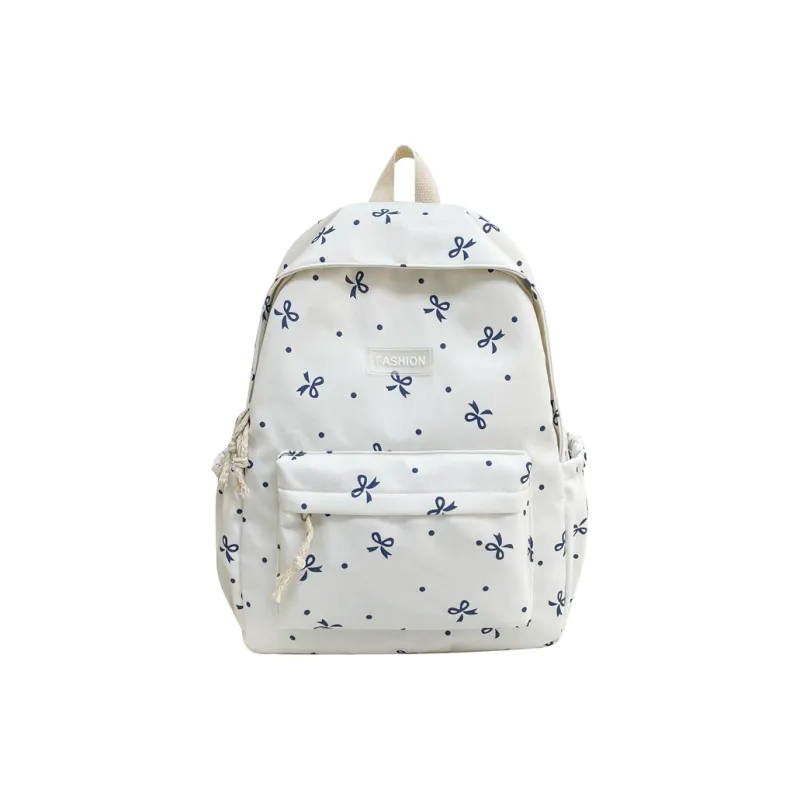 OURFUN Nylon Backpack Regular Unisex Black/Violet/Khaki/Dark Blue/Pink-9